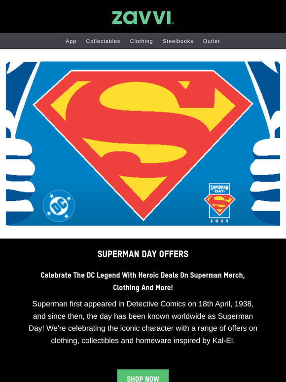 Superman Day! Celebrate with Offers....