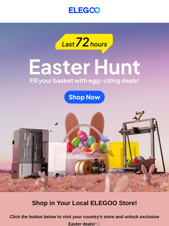 Easter Flash Sale! 72 Hours Only
