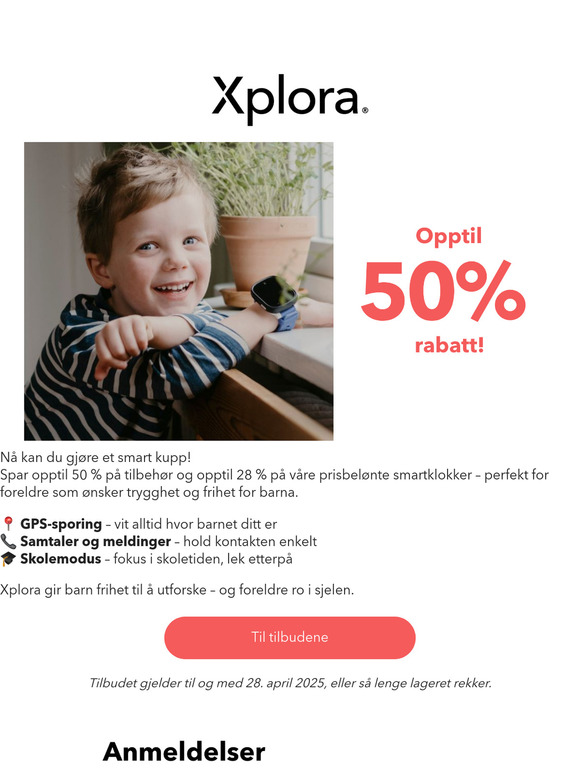 Spar stort på klokker og tilbehør!
