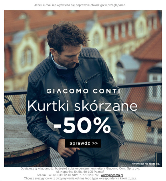 Nadeszła wiosna >> Kurtki skórzane -50% 🌺