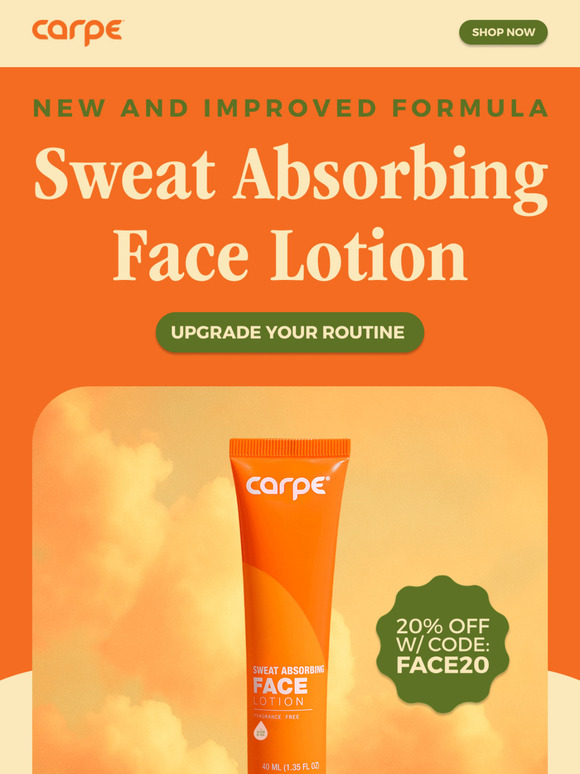 Face lotion is back & better than ever