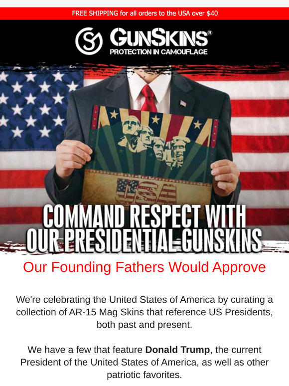 Red, White & Ready: Presidential Skins Will Get You Elected Best Dressed