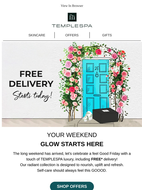 Feel Good Friday + FREE delivery