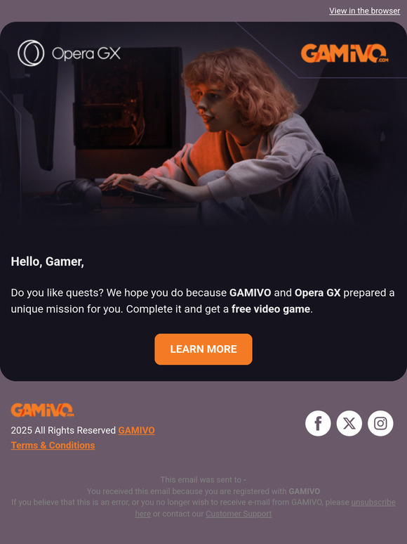🌟Complete the quest and get a free video game 🎮