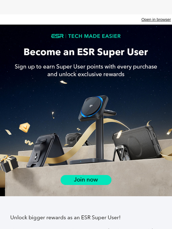 Enjoy Even Bigger Rewards with ESR's Upgraded Super User Accounts | ESR