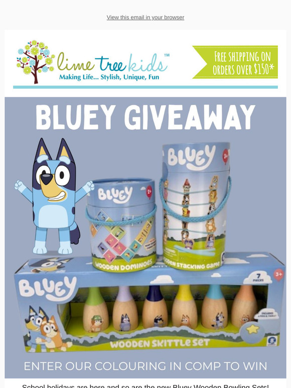 WIN with our Bluey Colouring In Competition ✍️🥳🤩