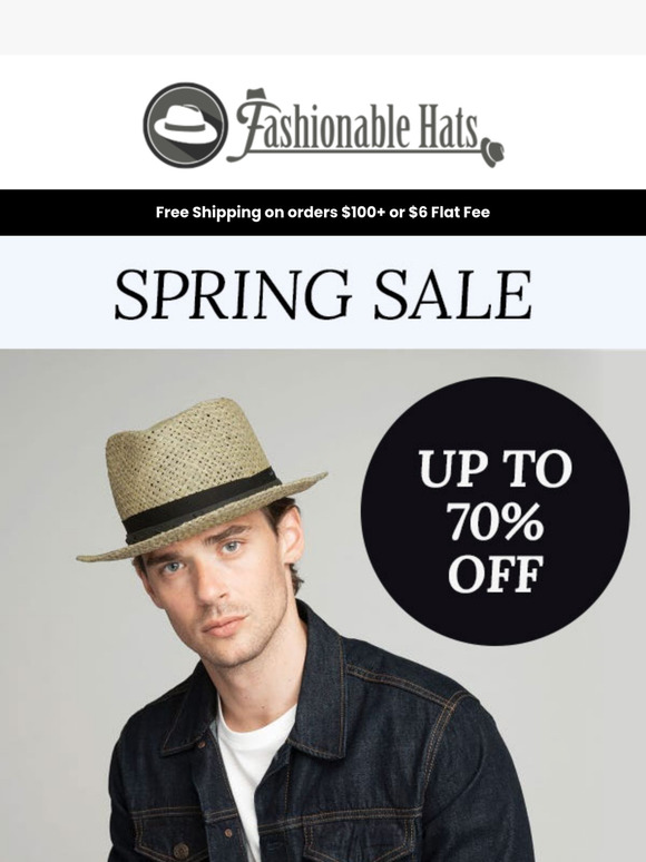 Spring Hat Sale Alert! Up to 70% Off Styles You'll Love!