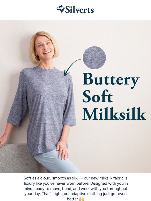 Introducing fabric so lovable, you won't want to take it off! 💞