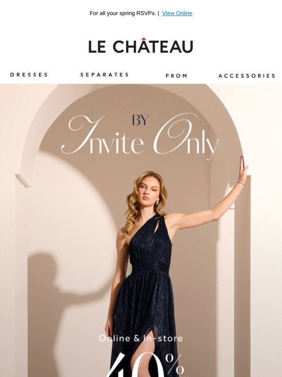 le chateau evening dresses Vintage Woman's Black Le Chateau Ruched Evening Dress main image 1