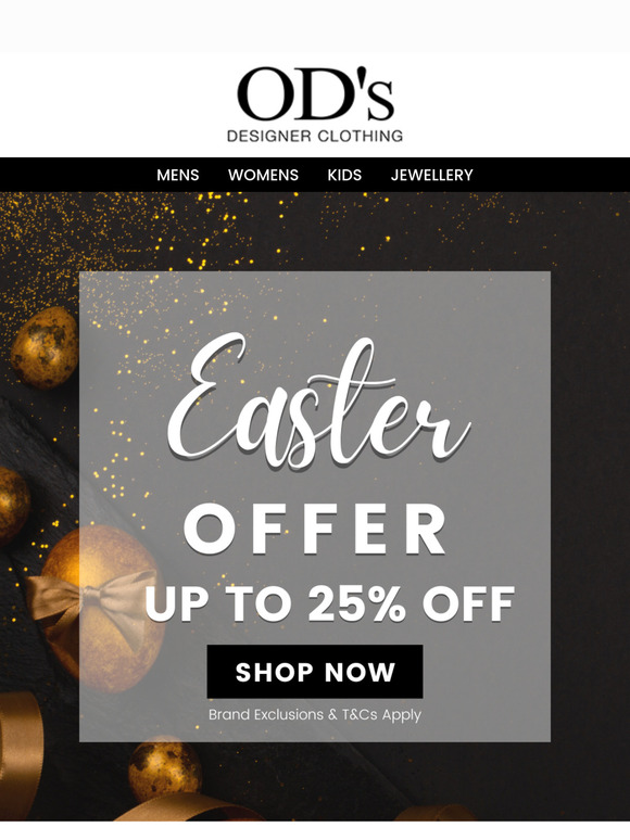 Limited Time: 25% Off This Easter!