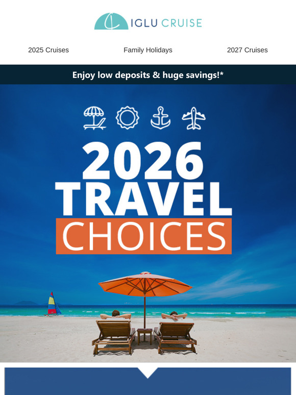 Our top 2026 Travel Choices