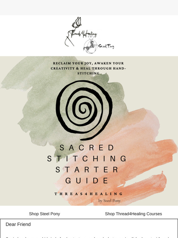 [Free Guide] Sacred stitching for your soul