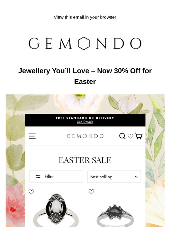 Easter Exclusive: Enjoy 30% Off Selected Jewellery!🐣