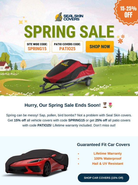 🌸 Our Spring Sale Ends Soon!