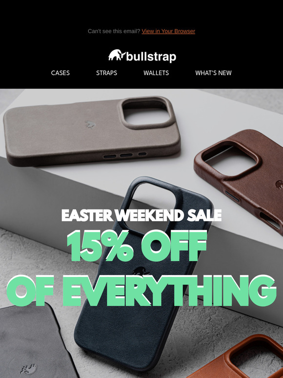 🐂 - Hop to It! Enjoy 15% Off This Easter Weekend!