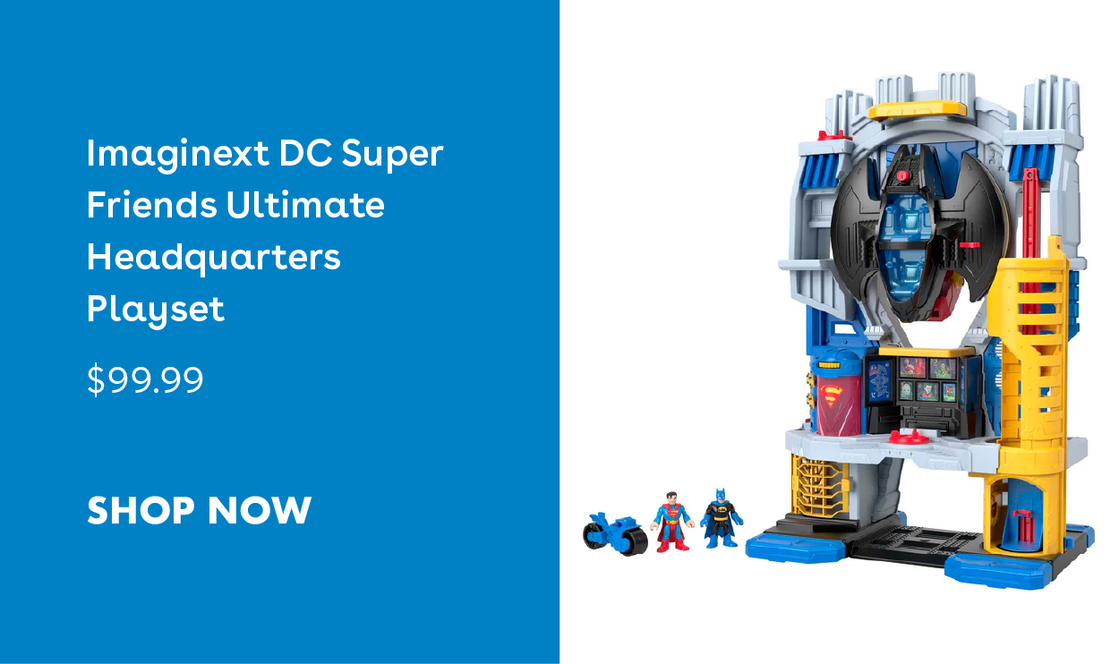 Imaginext DC Super Friends Ultimate Headquarters Playset. $19.99. Shop Now. 