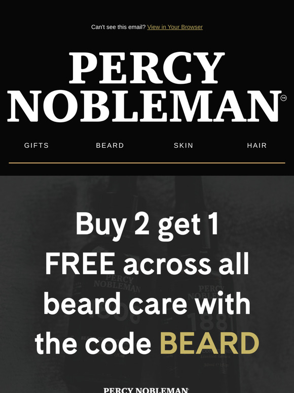 Buy 2 get 1 free on beard care 🧔🏻‍♂️