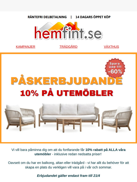 Påminnelse: Påskerbjudandet gäller fortfarande  🤩