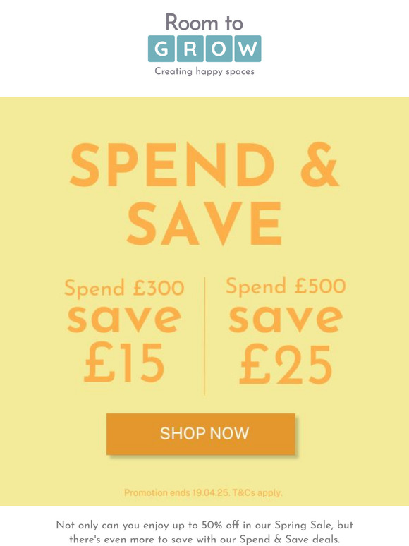 Spend & Save Offers Now Live! 🤩