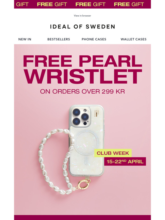 Bara idag: GRATIS WRISTLET 💥