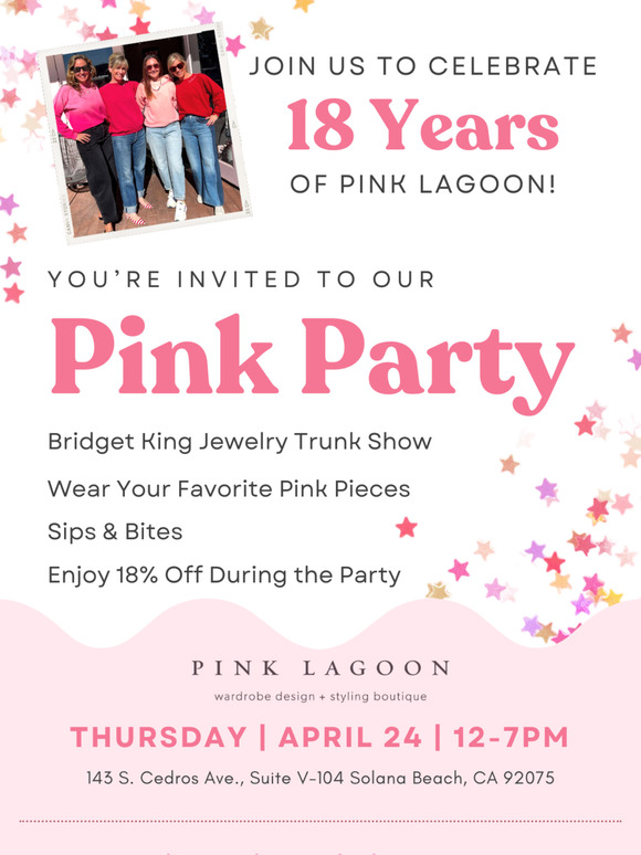 You're invited! 💕 PL Pink Party!