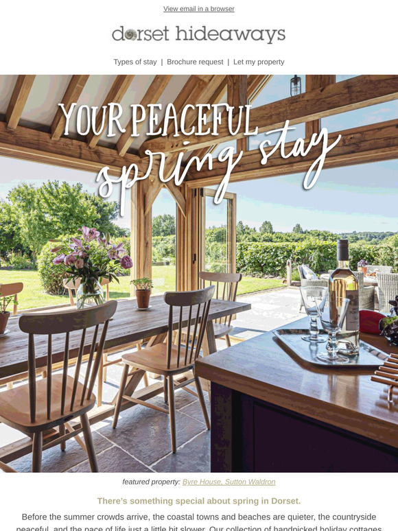 Spring Cottages for Peaceful Escapes
