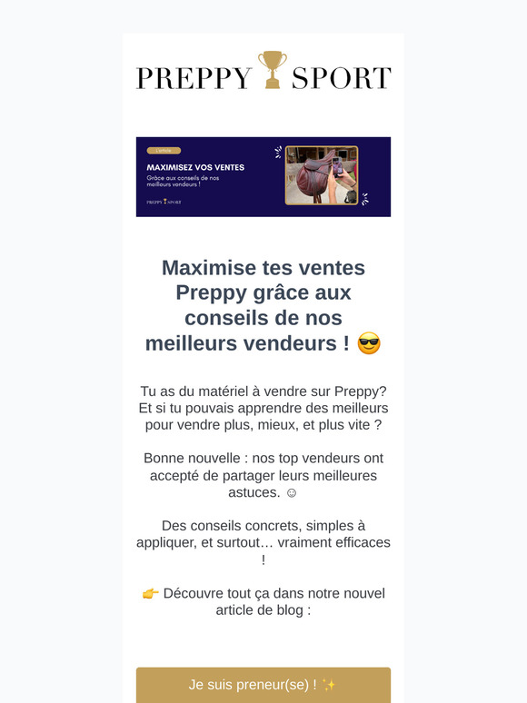Maximise tes ventes ! 💸