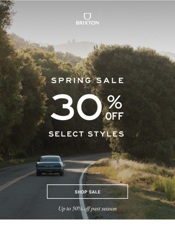Happening Now: Spring Sale