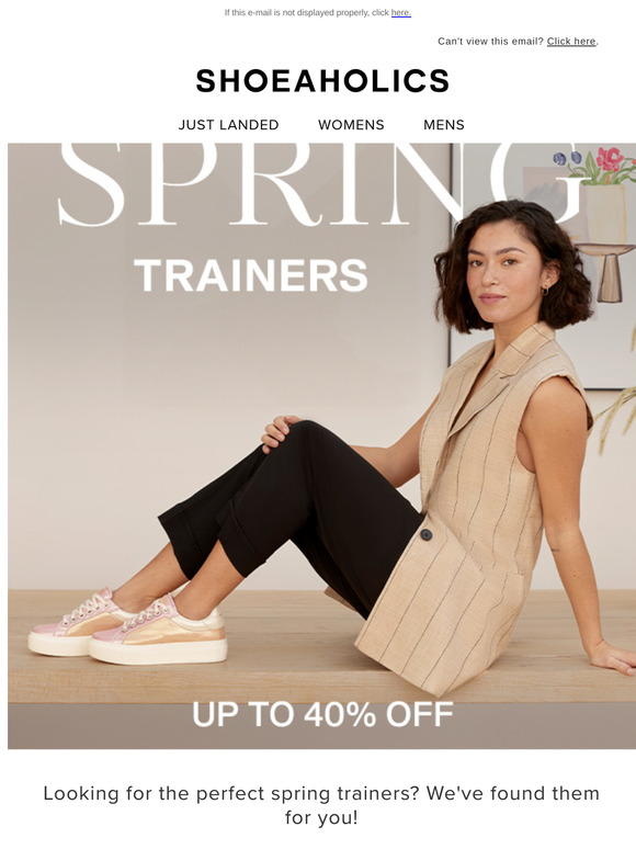 Enjoy Up To 40% Off Spring Trainers👟