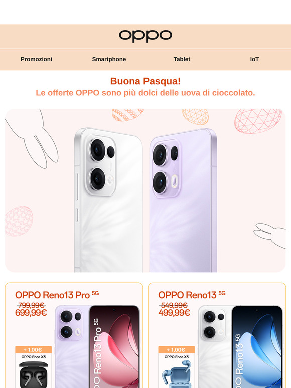 La Pasqua non è mai stata così tech con OPPO!