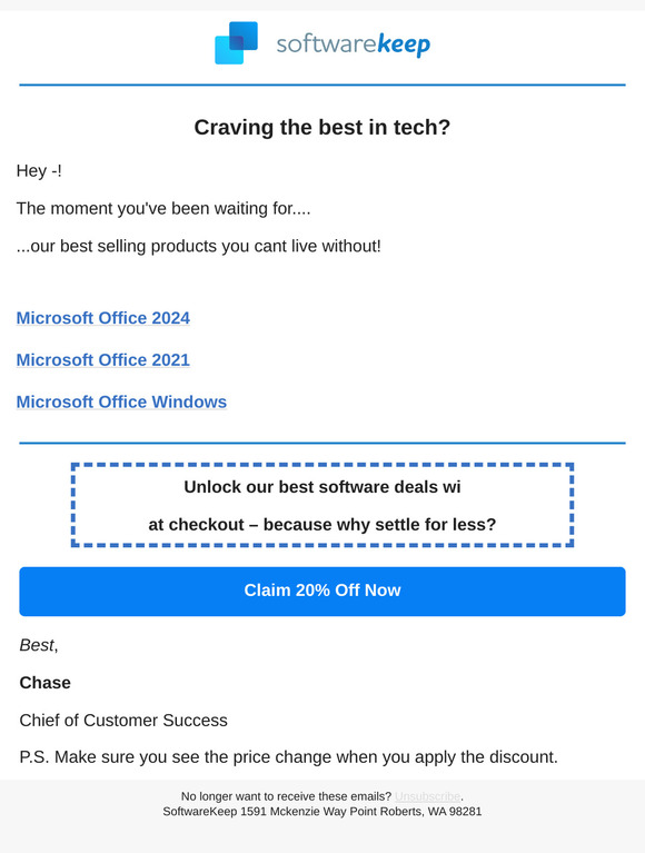awesome software + awesome deals