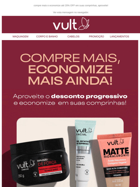 hoje tem DESCONTO progressivo 😍