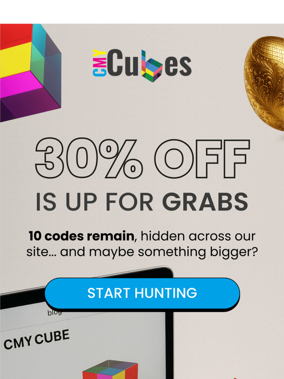 30% OFF is still hiding...