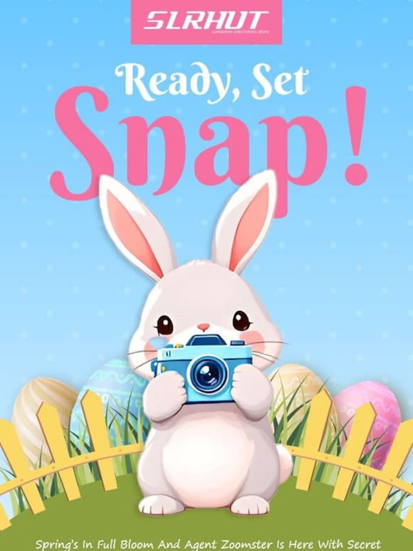 🐣Crack Open These Egg-clusive Easter Camera Steals!🕒🐇