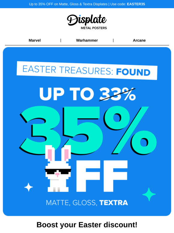 🥚 Up to 35% OFF: Easter Sale is better for subscribers!