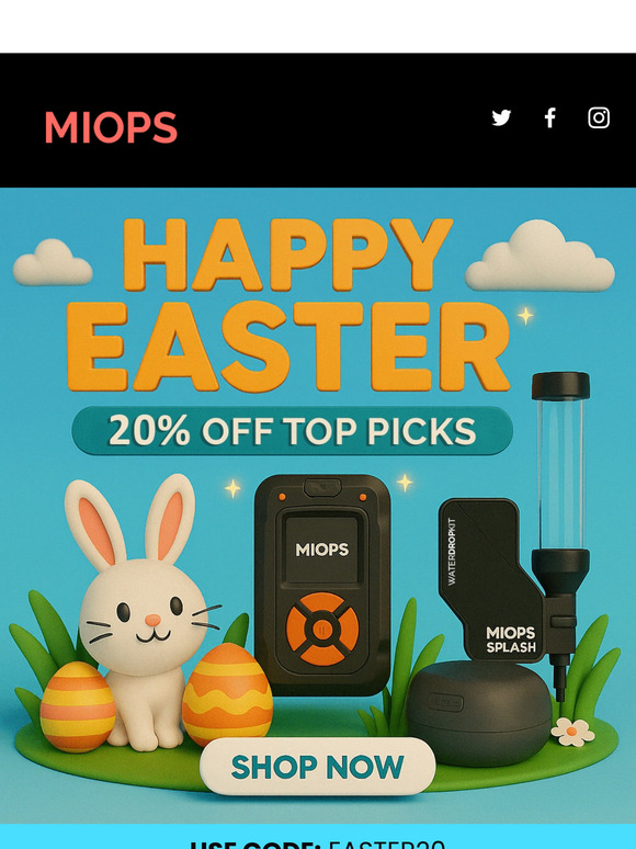 🐰 Hoppy Easter! Enjoy 20% OFF Top-Selected Picks 📷
