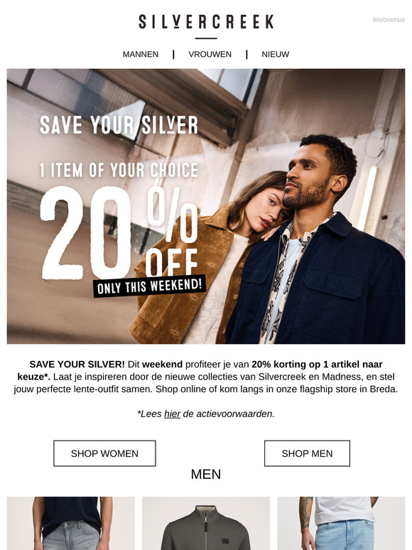 1 item of your choice 20% off | Spring Essentials
