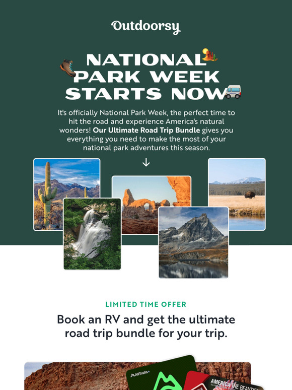 🔍 Don't Miss Out: National Parks Week Starts Now!
