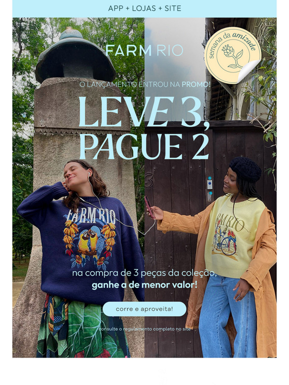 ÚLTIMOS DIAS: LEVE 3, PAGUE 2 ⚠️