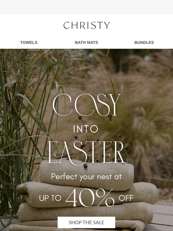 Easter Sale: Up to 40% Off