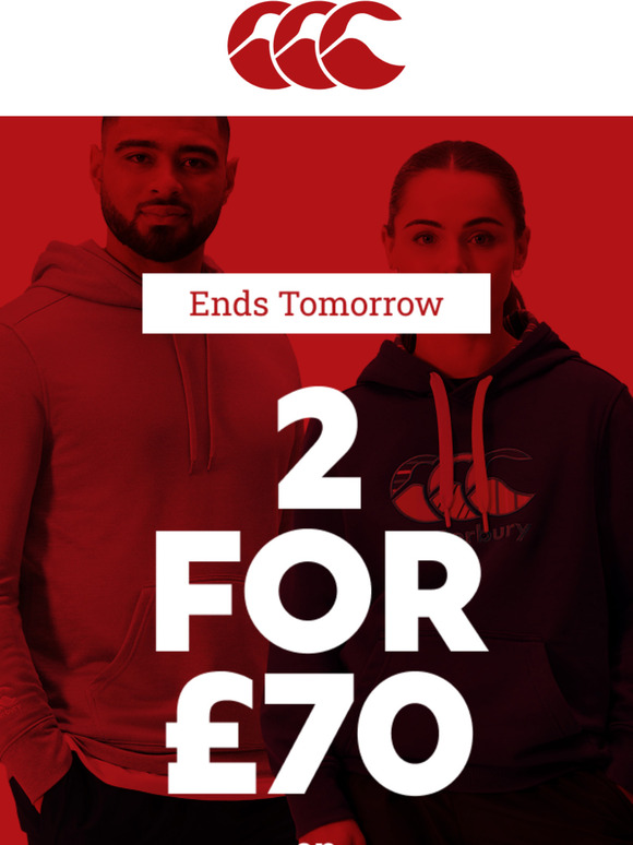 ENDS TOMORROW | 2 For £70