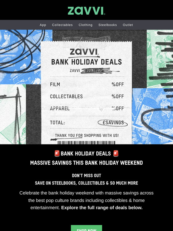 🚨Bank Holiday Deals - Now Live!🚨