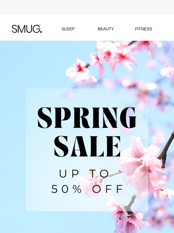Spring Sale - Up to 50% Off! 🌸