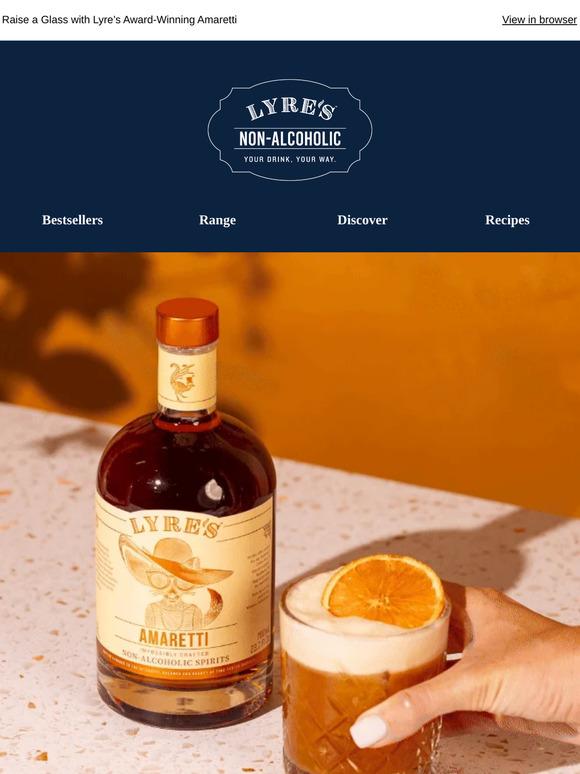 Celebrate Amaretto Sour Day With Lyre's
