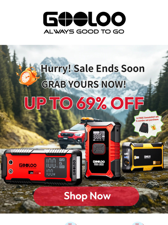 ⏰ Last Chance! 69% Off + Free Gift Ends April 21!