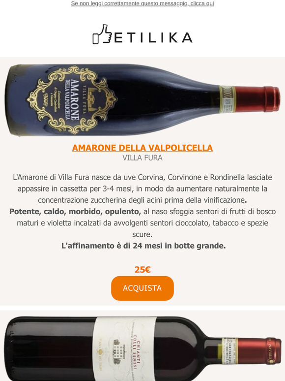 Amarone Villa Fura, Chianti Colli Senesi Fattoria del Cerro, Ribolla Gialla Forchir