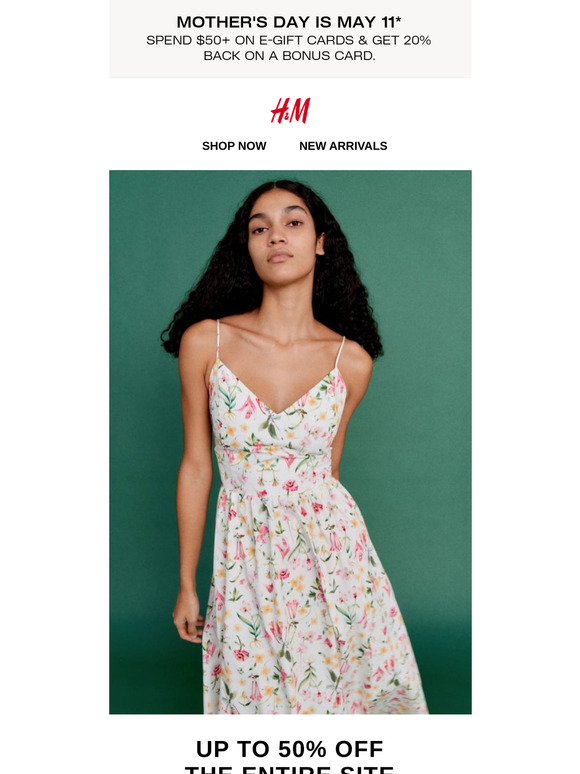 Mom's gift is up to 50% off