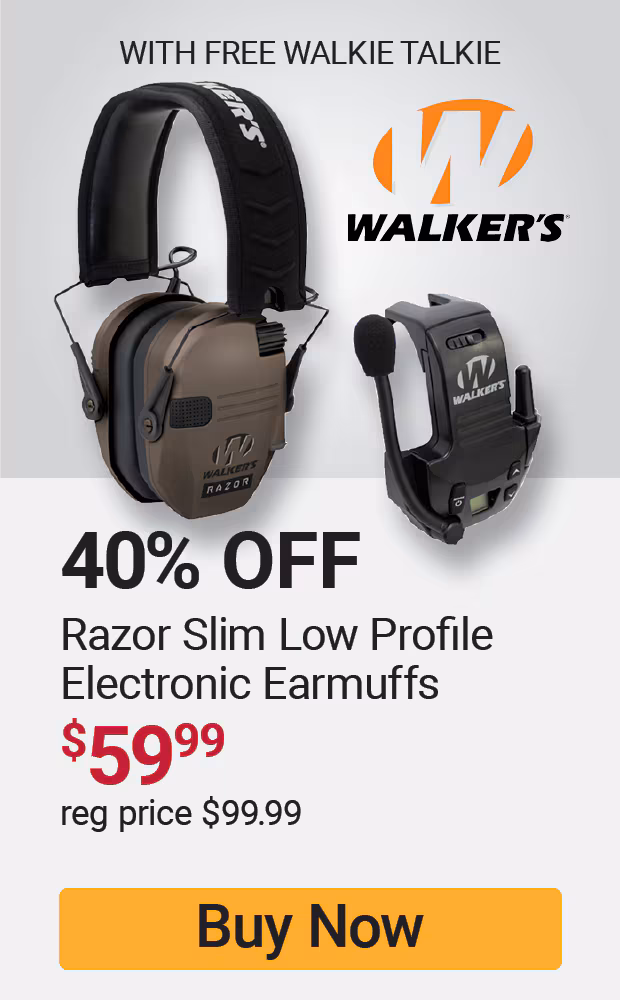 Walkers Razor Slim with Walkie Talkie