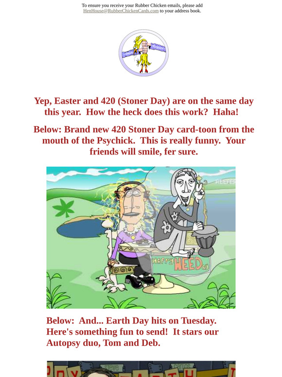 New Stoner Day 420 Psychick.  Same Day as Easter!  Who would have guessed.