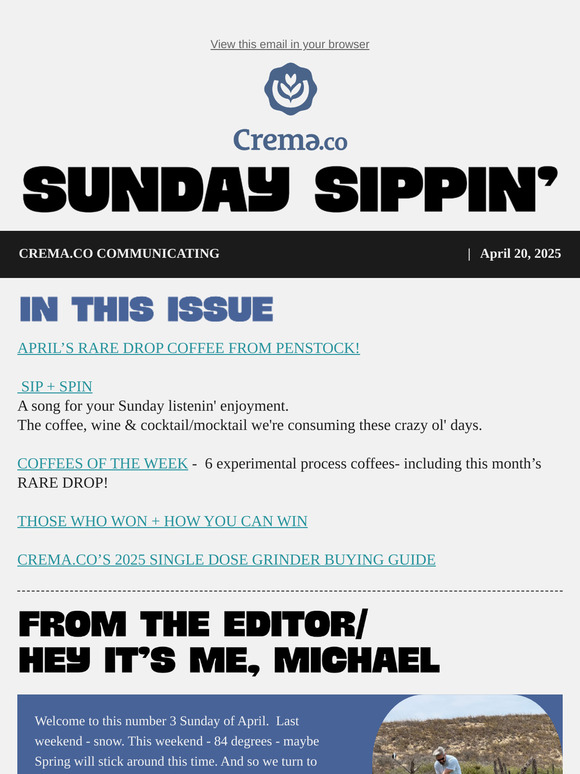 CREMA.CO’S SINGLE DOSE GRINDER, 2025 BUYING GUIDE